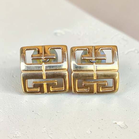 Givenchy Jewelry - Vintage 80s Givenchy 4 G Earrings